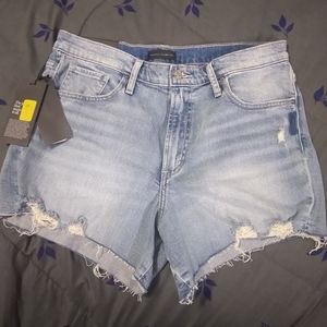 Silver jeans co high rise distressed shorts
